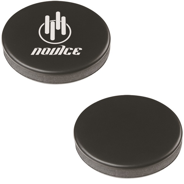 TH4075 Hockey Puck Shape Stress Reliever with C...